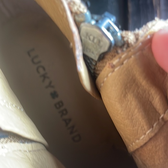 Lucky Brand Coachella Booties Tan Color - Picture 5 of 7